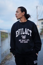 EVILACT " HEAVY CREW NECK " BLACK