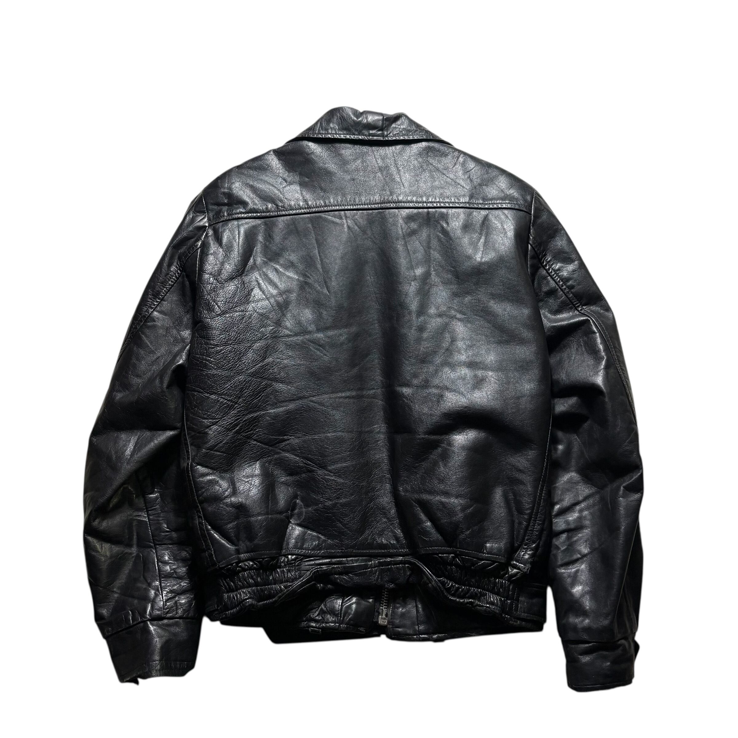 vintage 1970's BRIMACO single leather riders jacket | NOIR ONLINE
