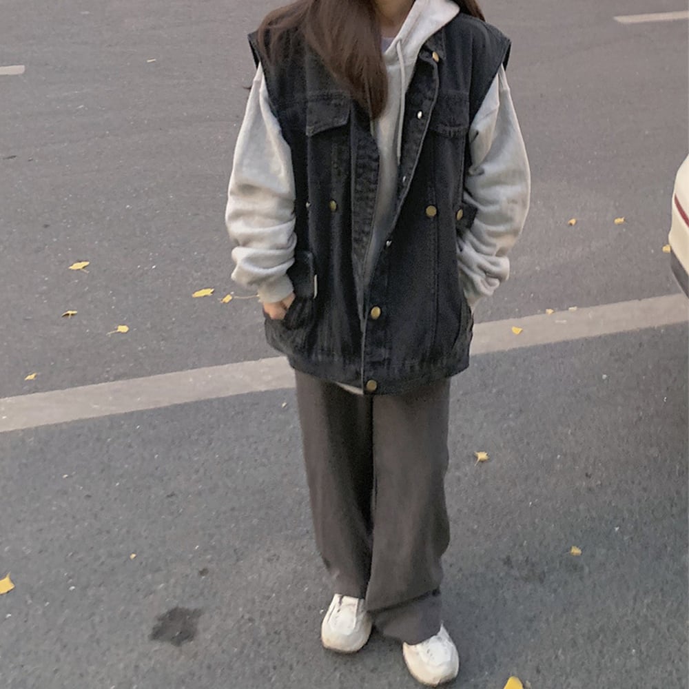 デニム ベスト レディース ジレ 大人 ストリート系 アメカジ おしゃれ かわいい きれいめ アウター トップス カジュアル 大人可愛い 大人女子