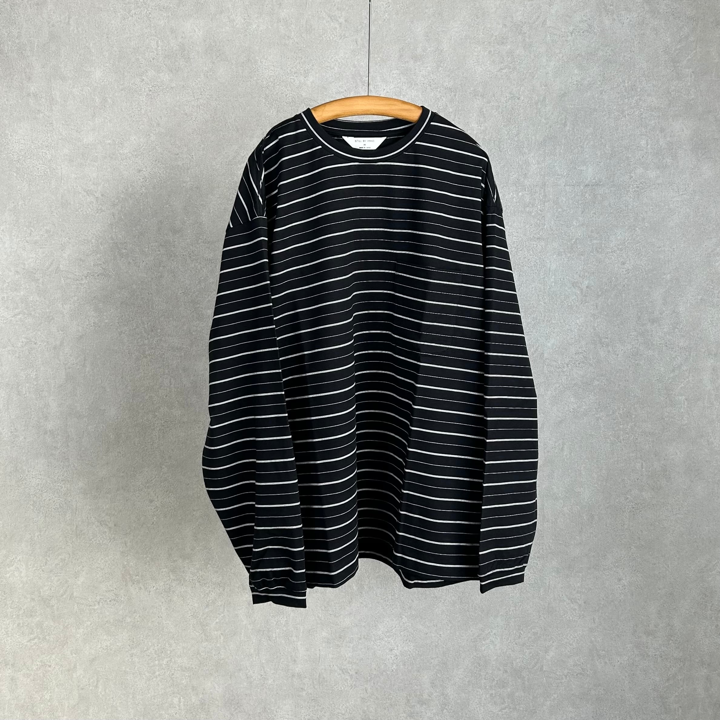 26SS》【STILL BY HAND】STRIPED LONG SLEEVE スティルバイハンド