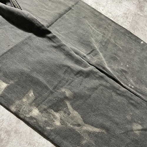 【W34 L34】 香港製 usa levi's 先染ブラック 569 詳細写真15