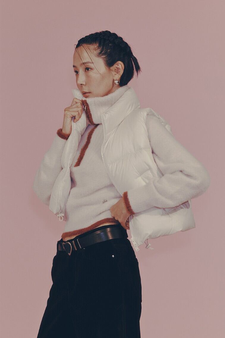 ☆SEVENTEEN ジョンハン 着用！！【PLAC】ZIP-UP Boucle Knit