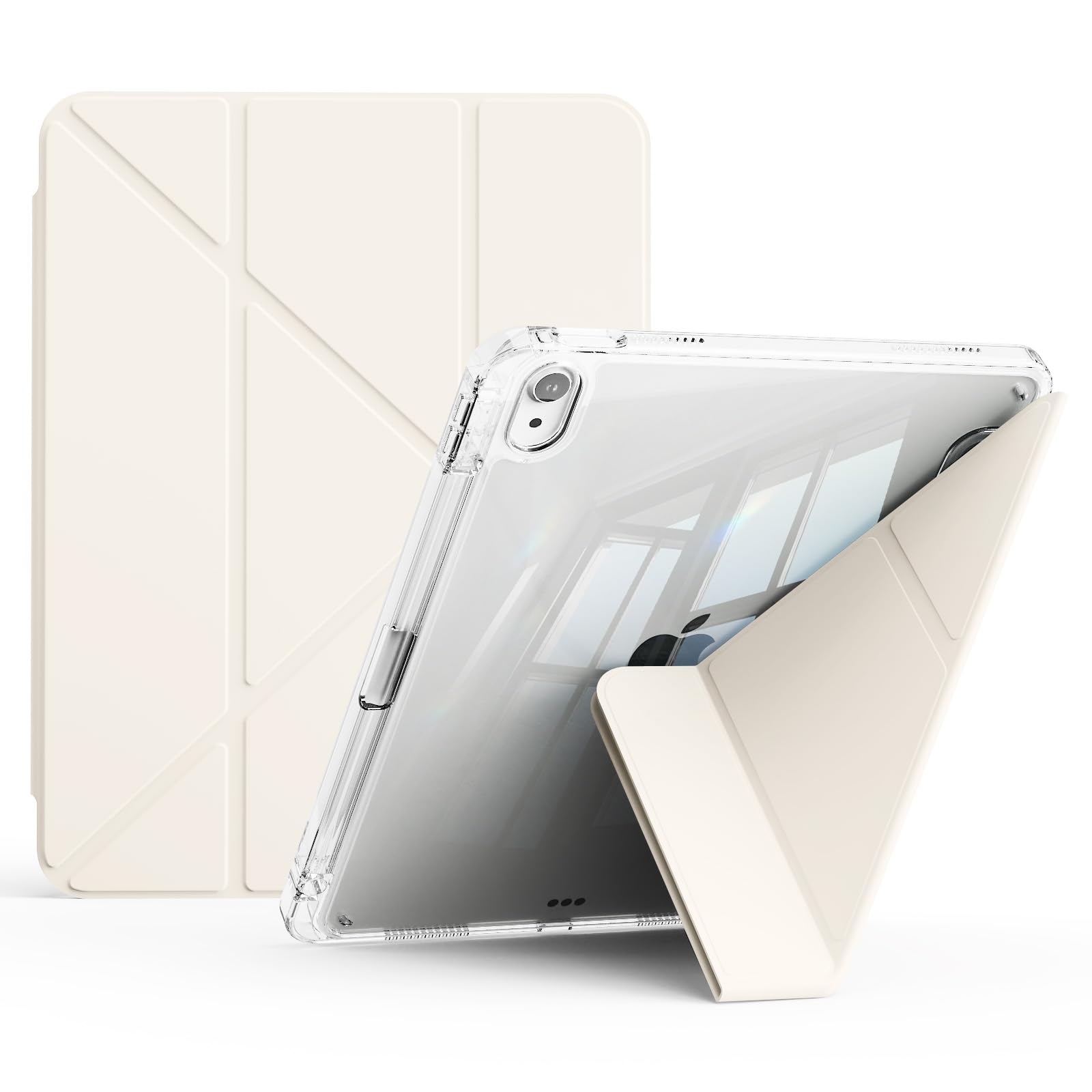 KVTVOU 対応 iPad A16 第11世代 11インチ 2025 /iPad 第10世代 ケース 10.9インチ 2022 ホワイト