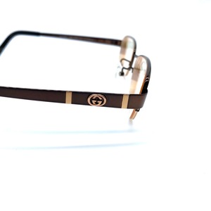 Gucci Prescription Eye-Glasses Brown / グッチ 度付きメガネ 眼鏡 