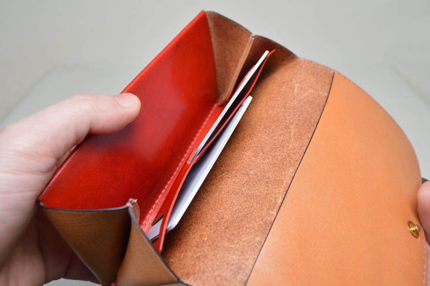 tsutsuco model-長財布 2 （カード4枚用） | OUGI Leathers