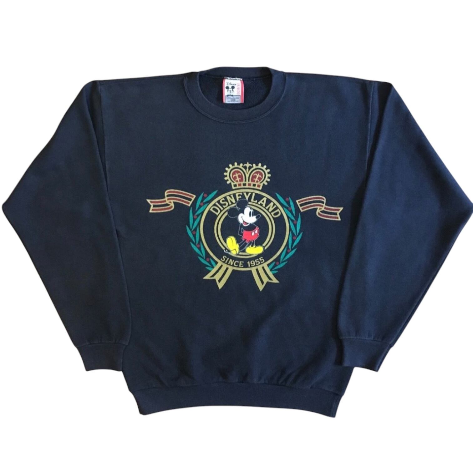 DISNEYLAND Mickey Mouse Sweat / Disney Official / L / Made in USA