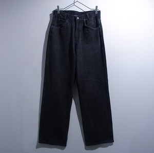 "Dickies" Black Wide Denim Pants