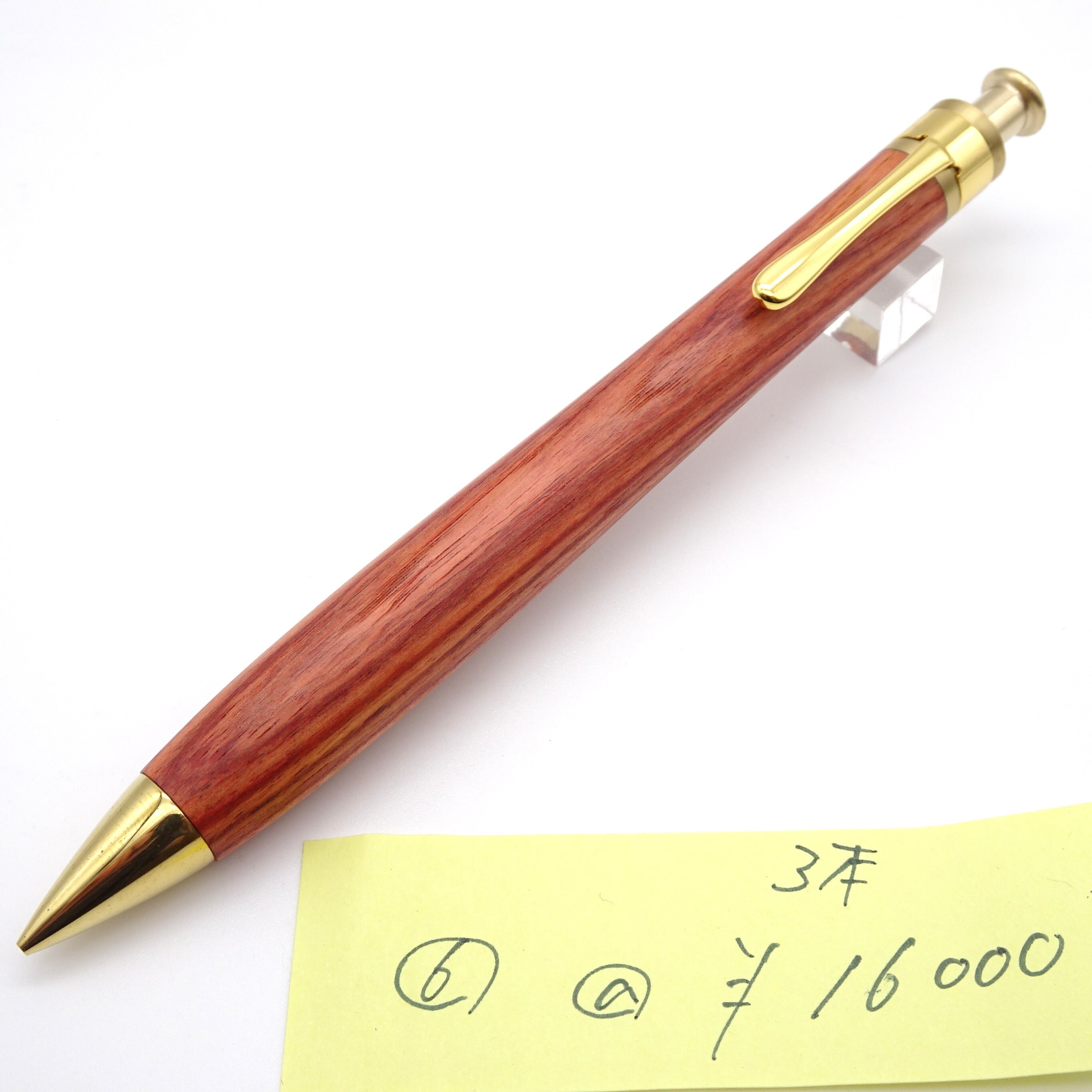 0.5mmペンシル楔 マーブルウッド 23※ガンメタ金具 | 工房 楔（せつ）