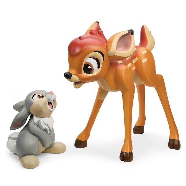 Bambi and Thumper life-size resin sculpture by COLUS