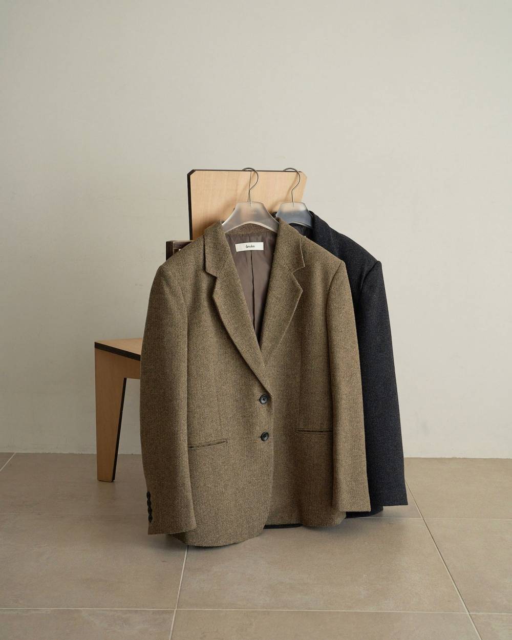 Herringbone Wool Jacket anuke アンヌーク　38 anuke(アンヌーク) Herringbone Wool Jacket | サウスオレンジ｜メンズ