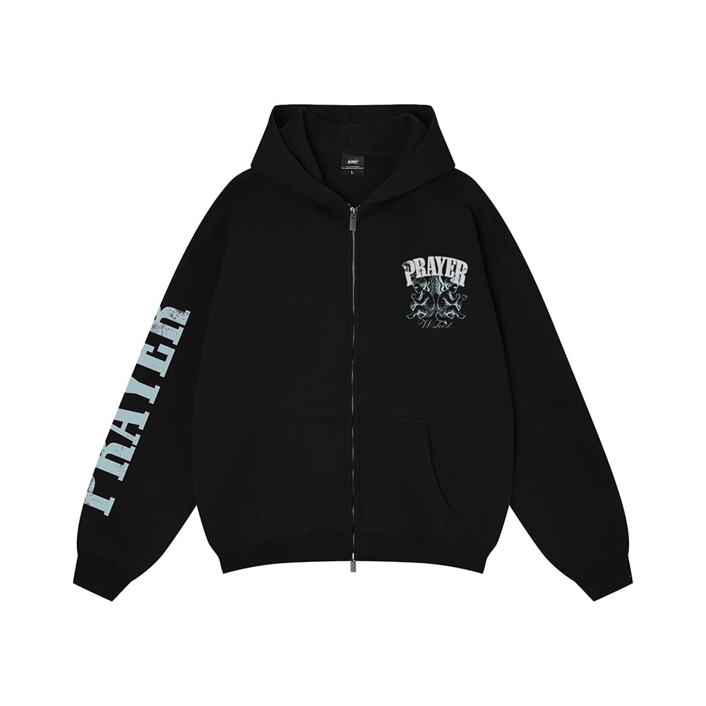 WSHOT Original Devil Angel Kids Zip Hoodie WS133 | wshot