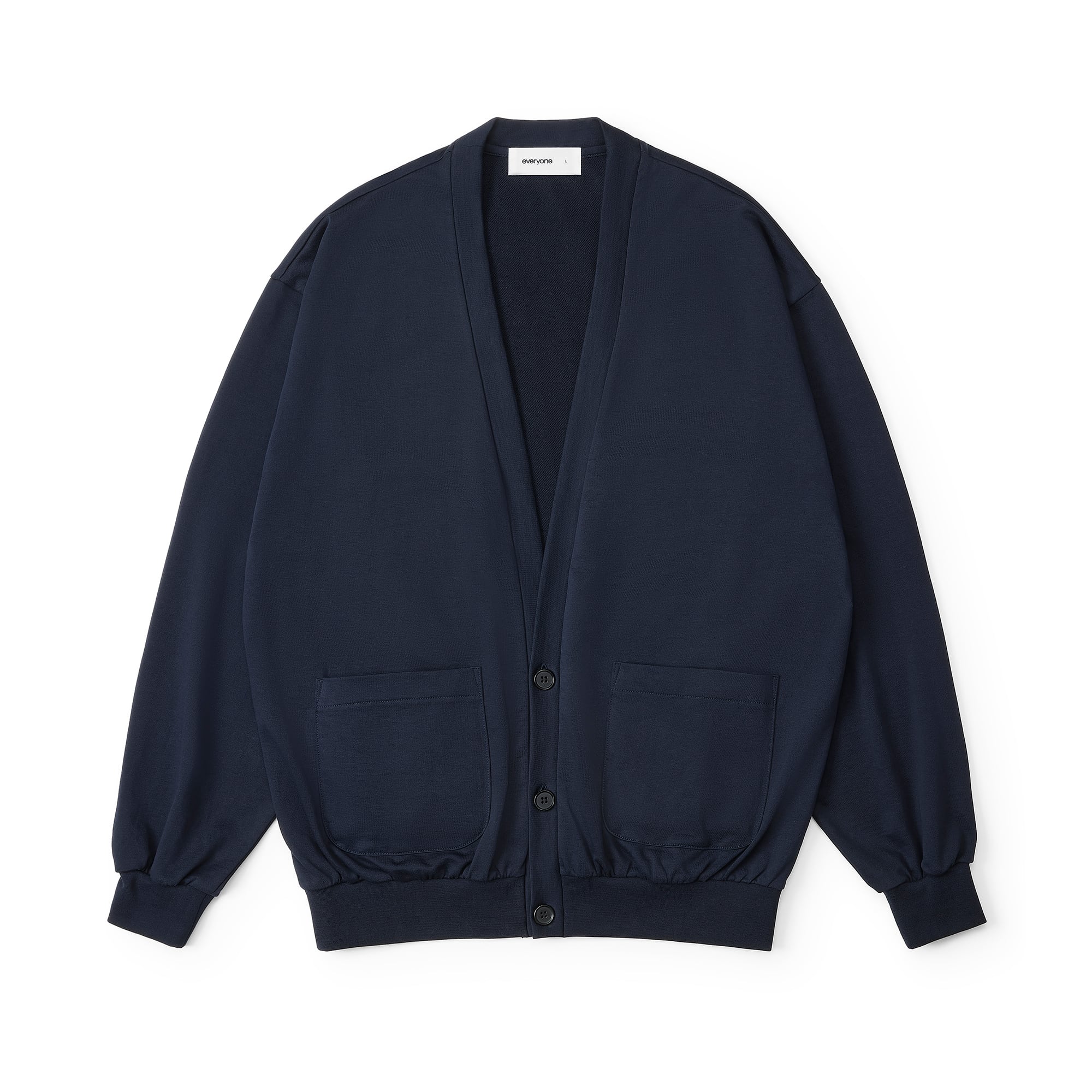トップス everyone high gauge knit cardigan everyone light weight cotton cardigan (NAVY) | everyone