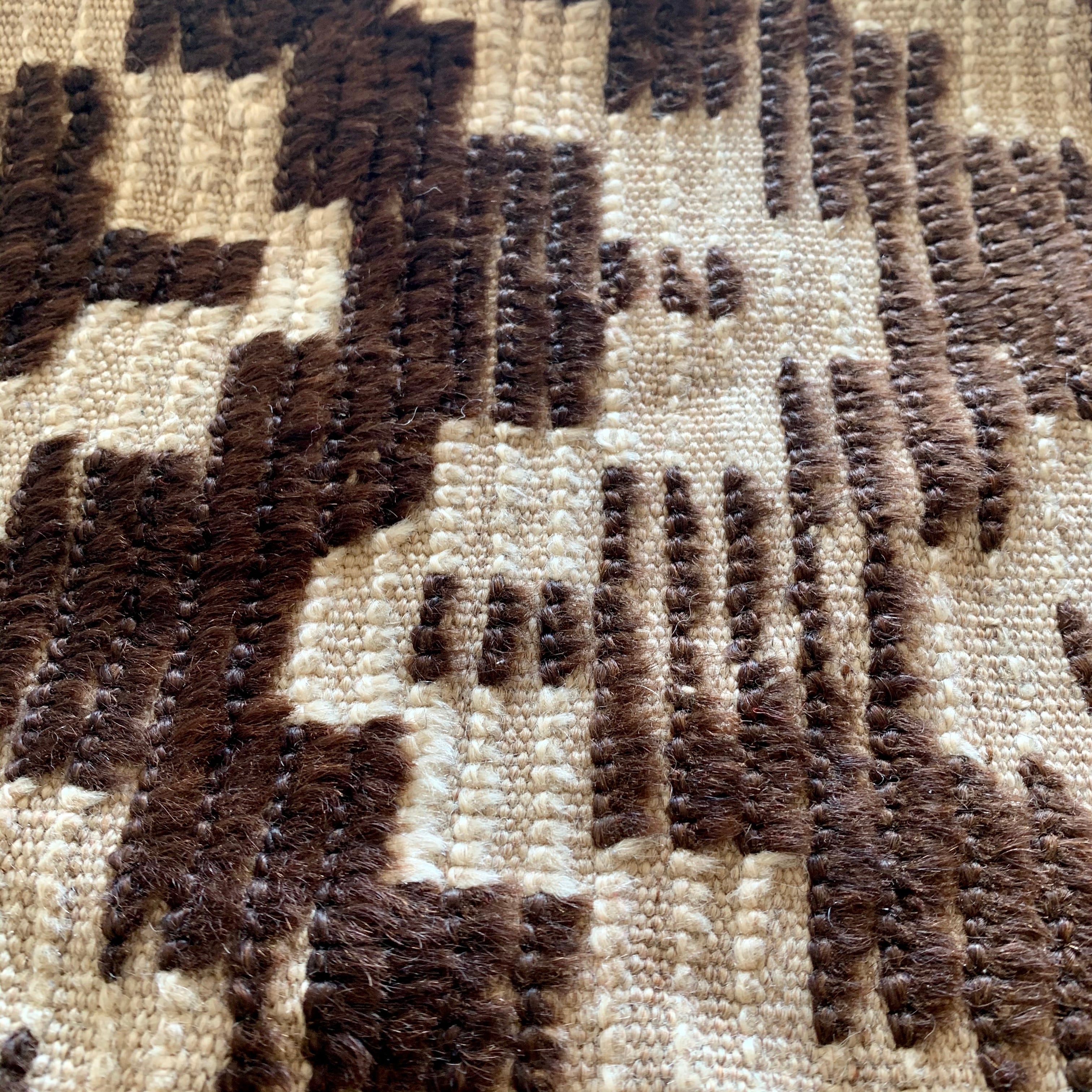 オールドラグをリメイクしたプフ | モロッコの暮らしと手しごと