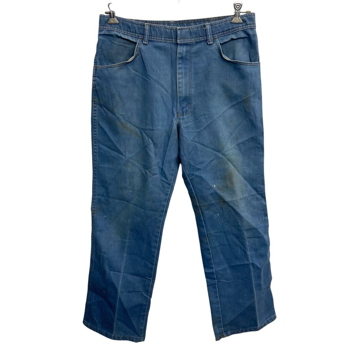 90年代 デッドストック SEAFARER デニムセーラーパンツ フレアパンツ