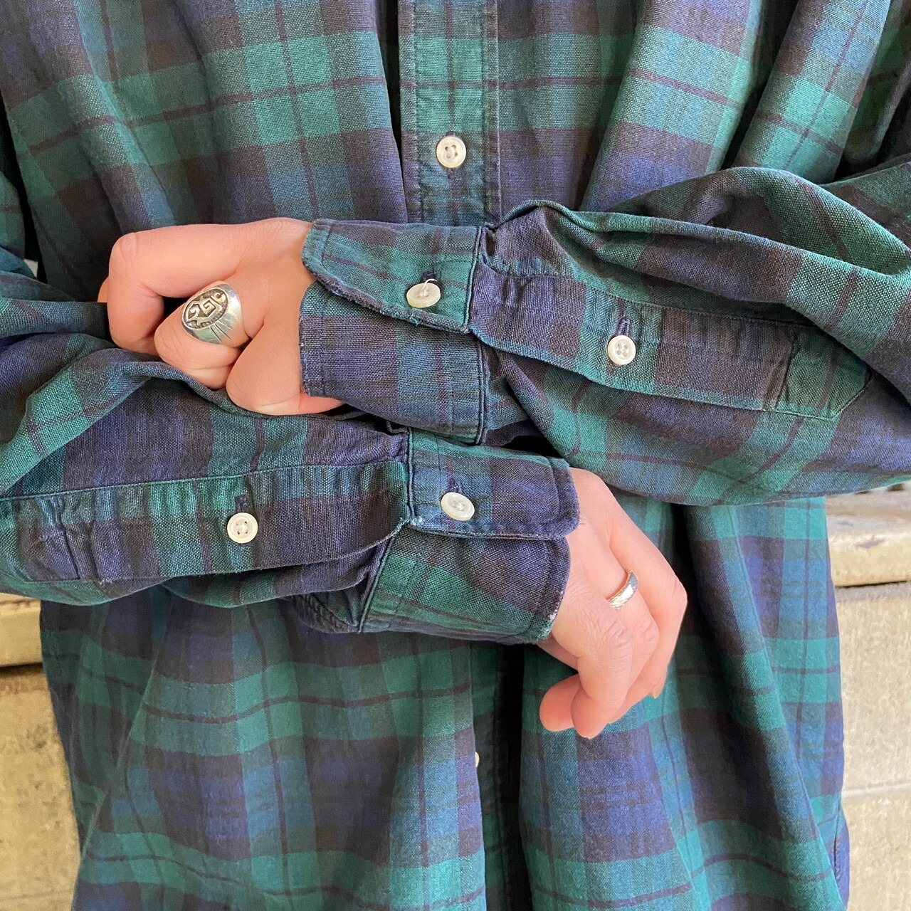 ビッグサイズ Ralph Lauren ラルフローレン 長袖 ブラックウォッチ 
