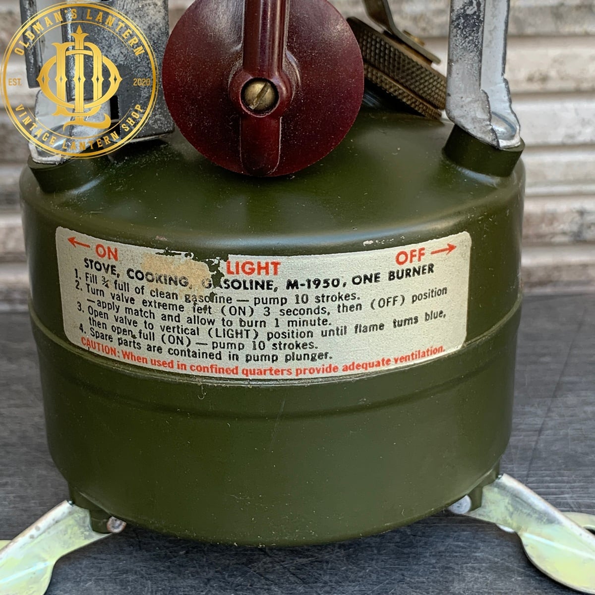 未使用品】初期モデル M-1950 ガソリン ストーブ ROGERS AKRON 1952年