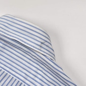 Maker’s Shirt 鎌倉 メーカーズシャツカマクラ ストライプ BD ボタンダウン 長袖 ワイシャツ ドレスシャツ 40/84 /ブルー×ホワイト メンズ