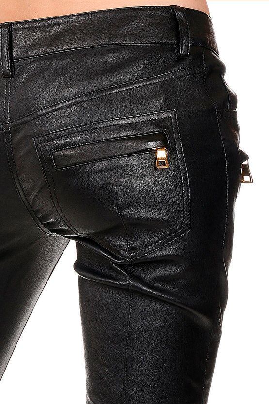 送料無料【50%OFF】新品【正規】BALMAIN（バルマン）LEATHER BIKER 