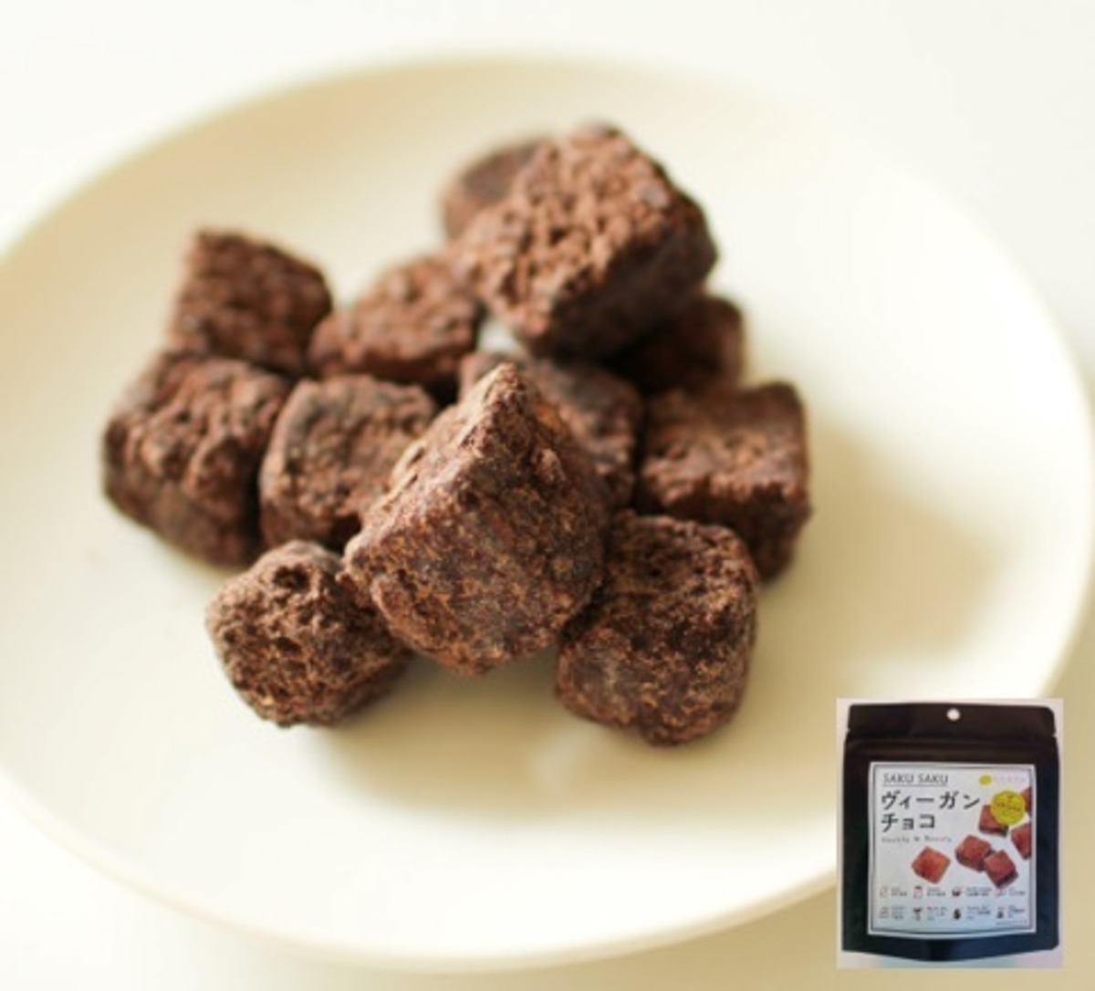 Sdgs対応 Sakusakuヴィ ガンチョコ 30g マクロビ ビーガン 動物性原料不使用 乳製品不使用 白砂糖不使用 大豆不使用 パーム油不使用 トランス脂肪酸ゼロ 化学調味料ゼロ 公式 チャヤ マクロビオティックス 通販サイト