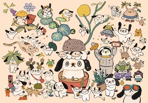 【額装あり】Fanko 狗仔之家 "楽園 / Paradise" / ART FAIR NAGANO 2026 展示作品【We ship internationally】