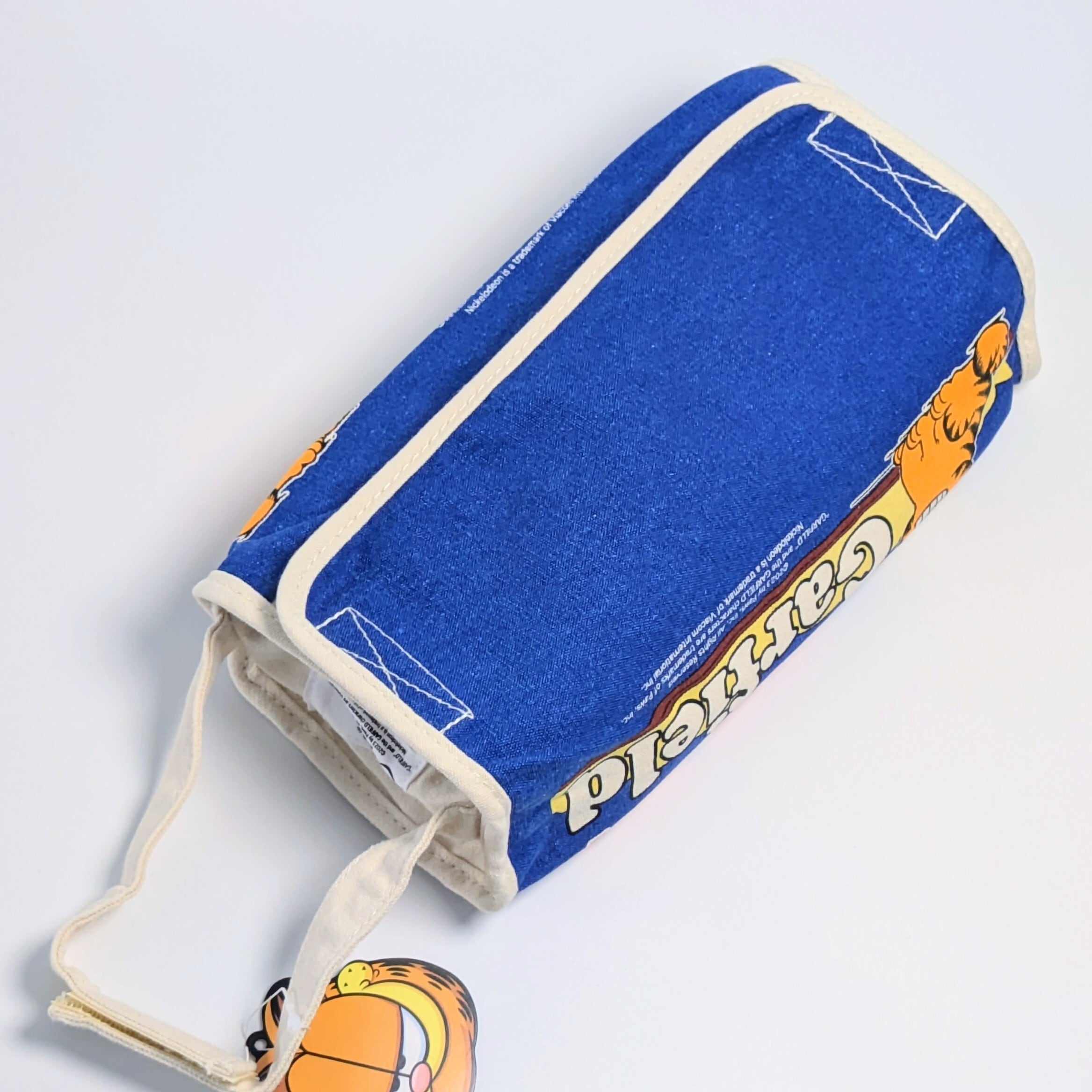 ✨️ティッシュのドレスアップに♡✨️ Tissue Cover / ティッシュカバー 吊り下げ / ティッシュケース【 Garfield ( ガーフィールド ) 】BLUE