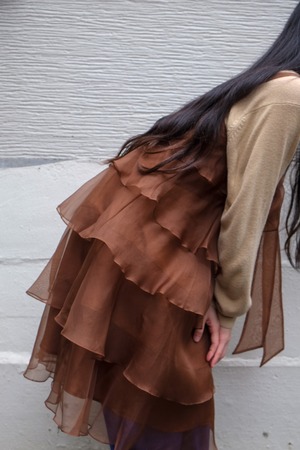temporary silk one-piece