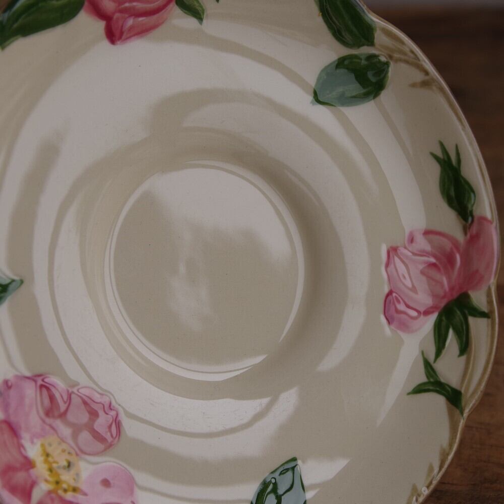 フランシスカン デザートローズ ピンク 薔薇 花柄 ティーカップ 