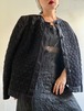 1980s Vintage "BIS BIS" Design Collarless Jacket
