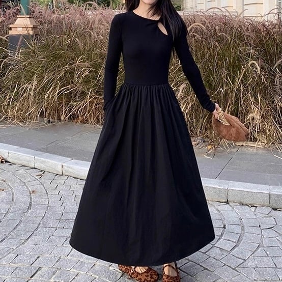 クラシックキーラインワンピース W00578