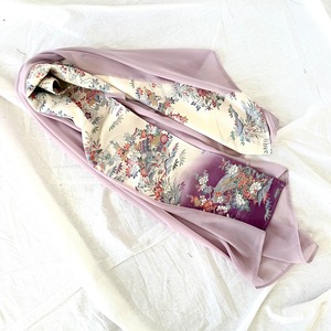 (SQ,washable) traditional Japanese landscape pattern Kimono×Hijab