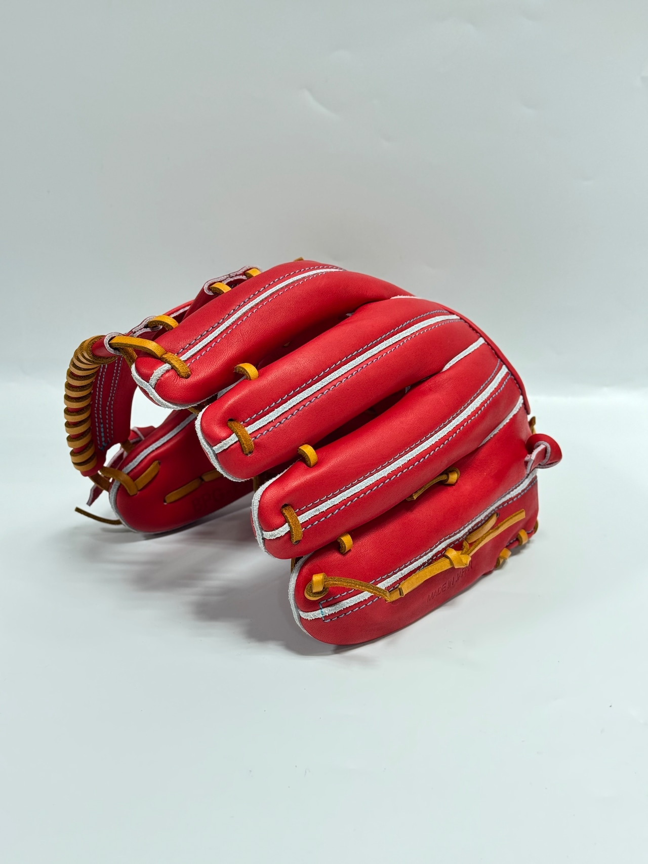 ZETT PROSTATUSーゼットプロステイタス michii supreme order 硬式グローブ ゼットミチイオリジナルグラブ 右投げ用 326型 太田モデル レッド×オークブラウン 77・画像5