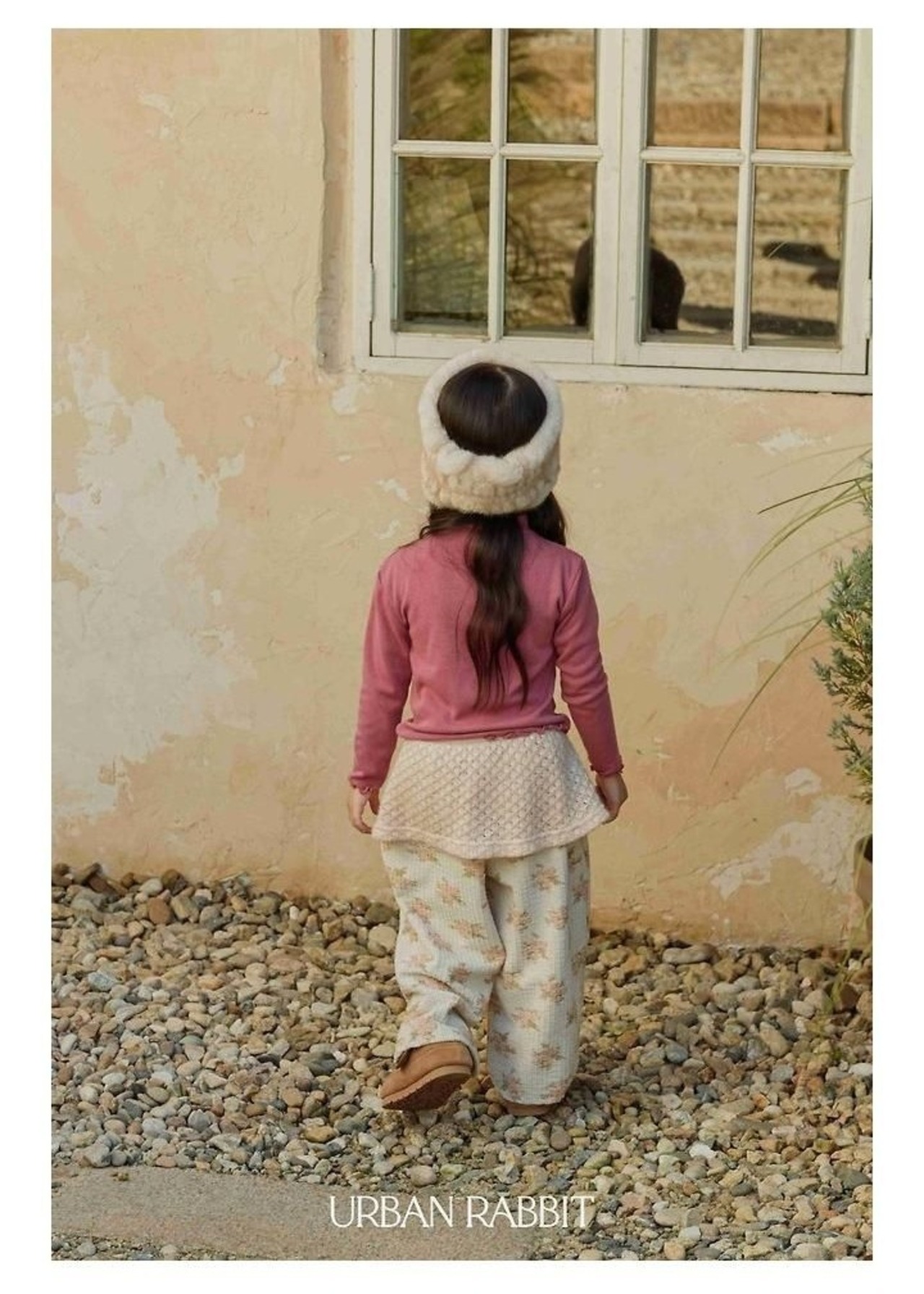 アーバンラビット / URBAN RABBIT / ニットラップ花柄パンツ / 韓国子供服 / キッズ / 26winter〖取寄〗*XS~XL*
