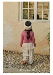 アーバンラビット / URBAN RABBIT / ニットラップ花柄パンツ / 韓国子供服 / キッズ / 26winter〖取寄〗*XS~XL*
