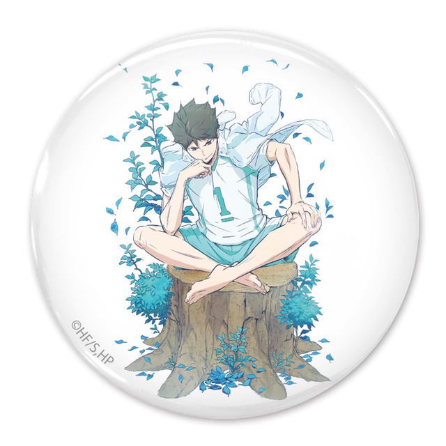 ハイキュー!! 及川徹 65mm缶バッジ Ver.2.0