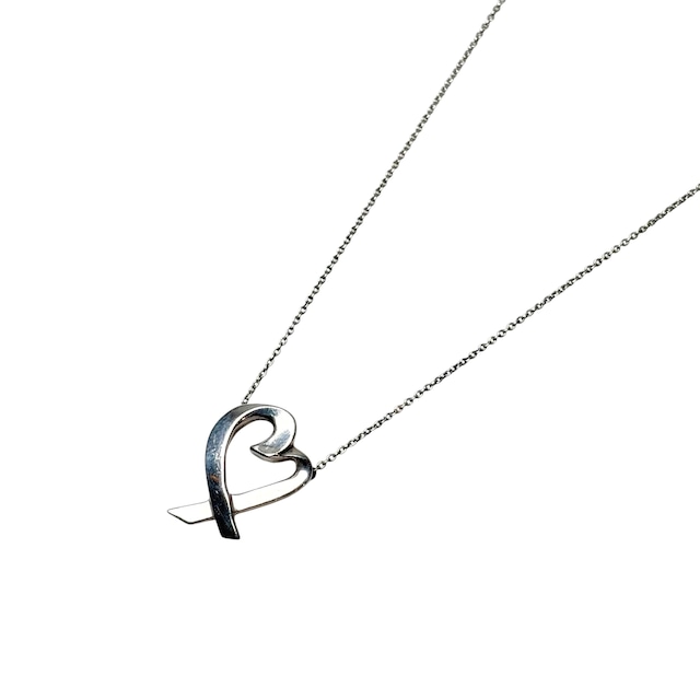 TIFFANY silver pendant necklace “Loving Heart”