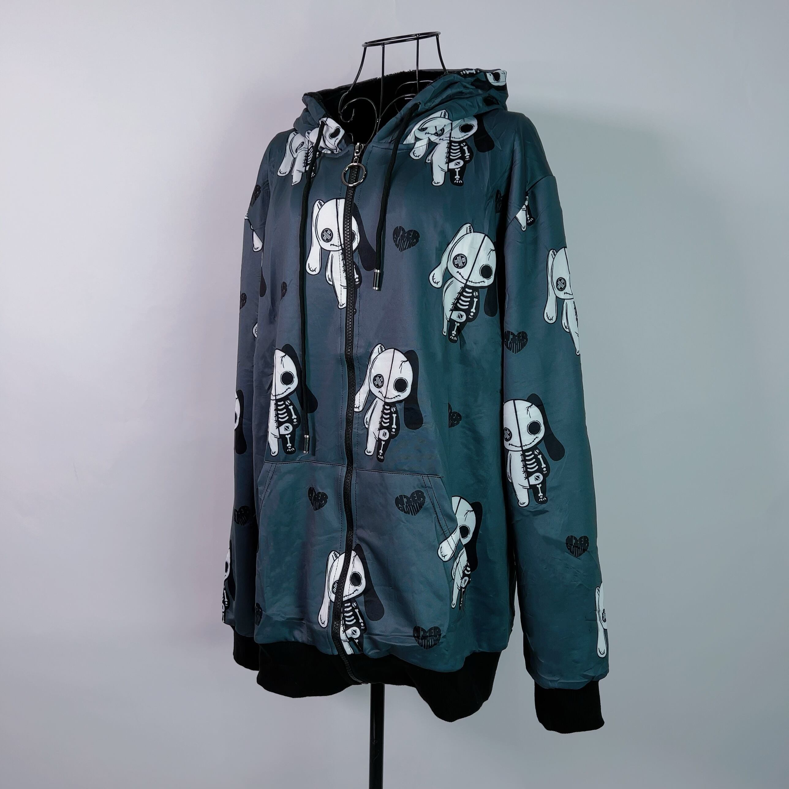 内側超ふわもこ厚手ZIP OUTER【SKELETON NIER】 | NIER CLOTHING