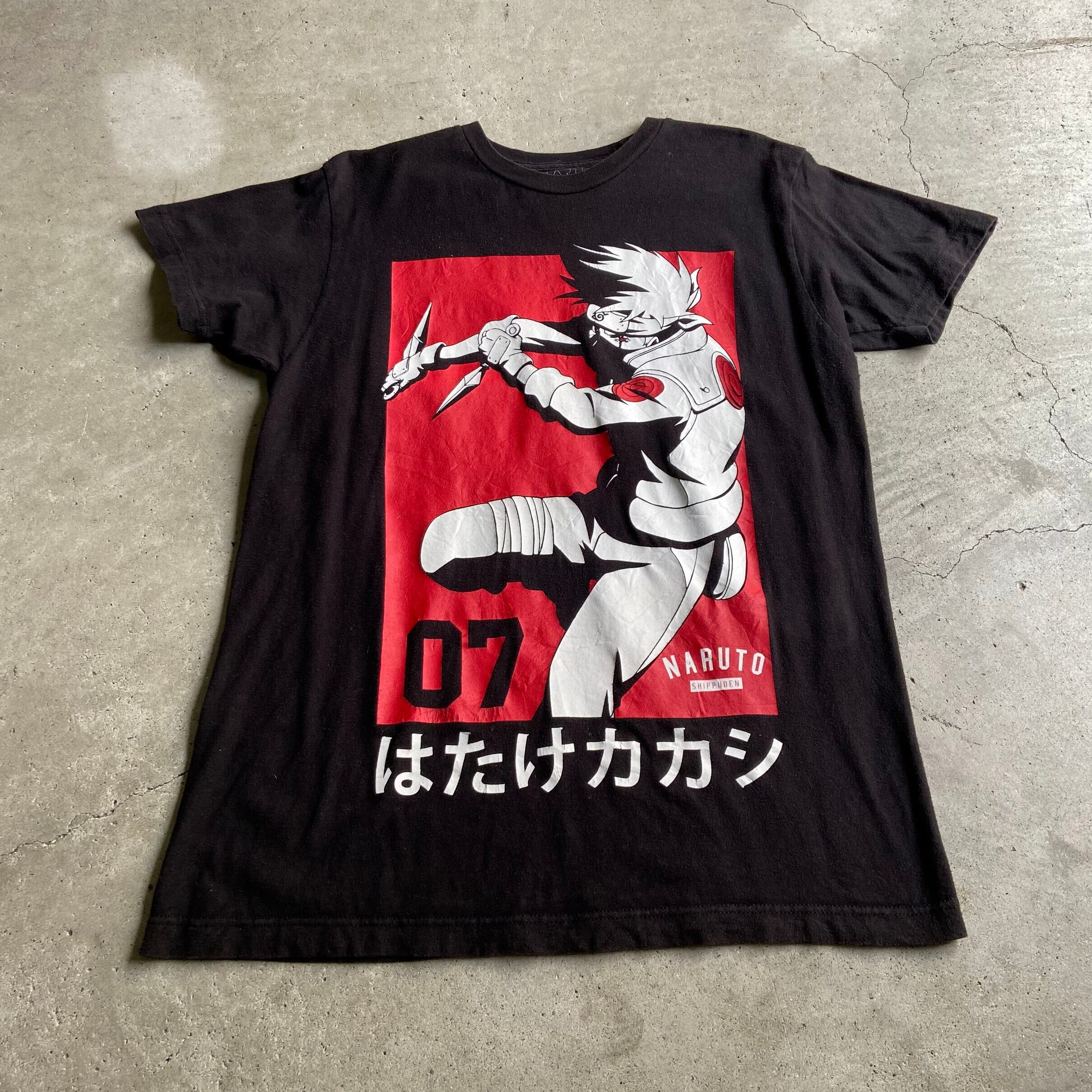 NARUTO ナルト はたけカカシ キャラクタープリントTシャツ メンズ ...