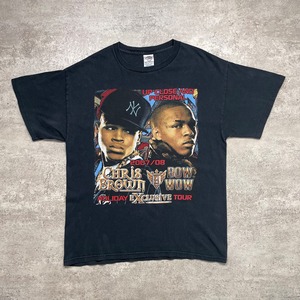 CHRIS BROWN BOW WOW HOLIDAY EXCLUSIVE TOUR 2007/08 T-SHIRT SIZE L (USED)