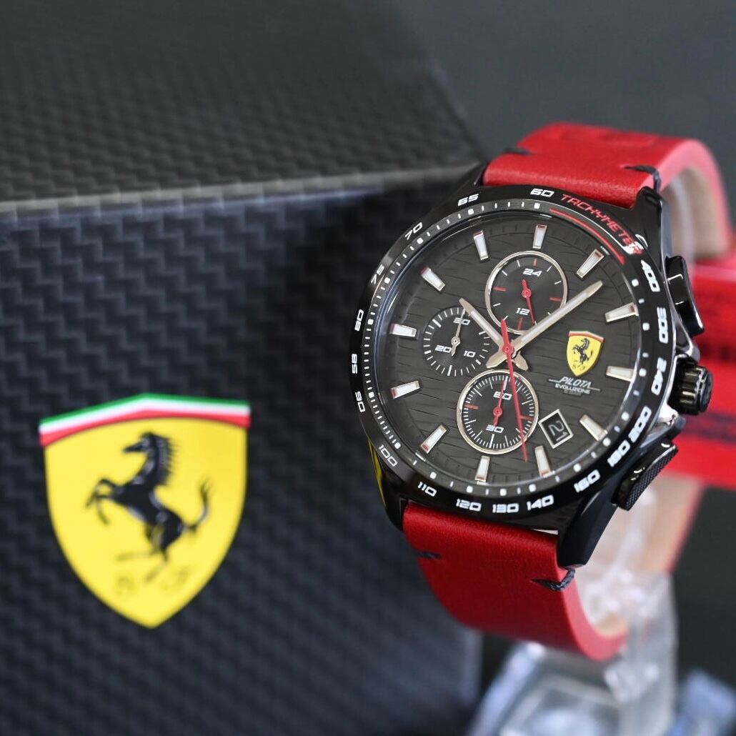 SCUDERIA FERRARI フェラーリ PILOTA メンズ腕時計 クロノグラフ 0830880 ラッピング対応(父の日 クリスマスプレゼント 誕生日プレゼント 贈り物などに最適) | 栗田時計店(1966年創業の正規販売店) SCUDERIA FERRARI フェラーリ PILOTA メンズ腕時計 クロノグラフ 0830880 ラッピング対応(父の日 クリスマスプレゼント 誕生日プレゼント 贈り物などに最適) | 栗田時計店(1966年創業の正規販売店)