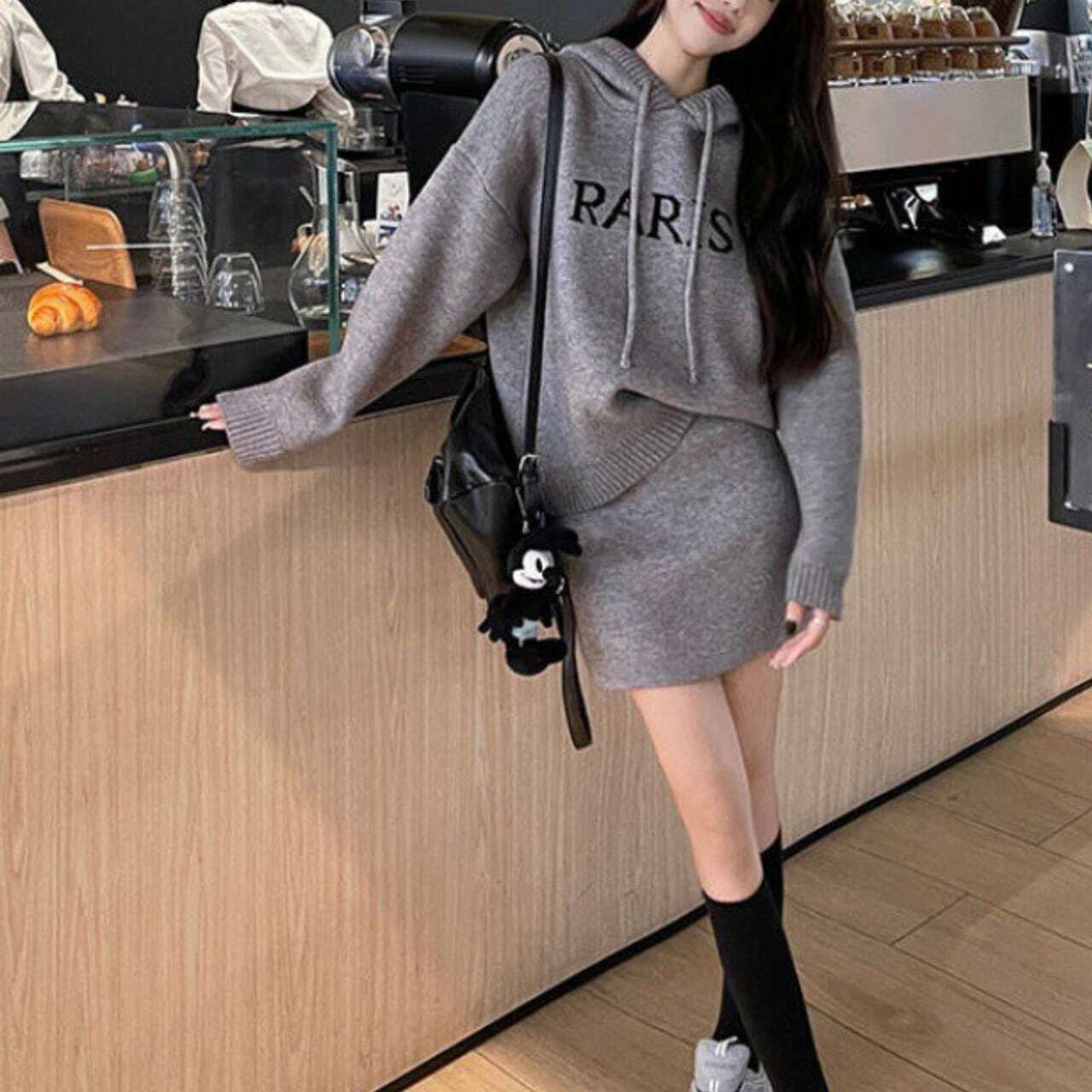 パリロゴ フードニット セットアップ 3color SE03