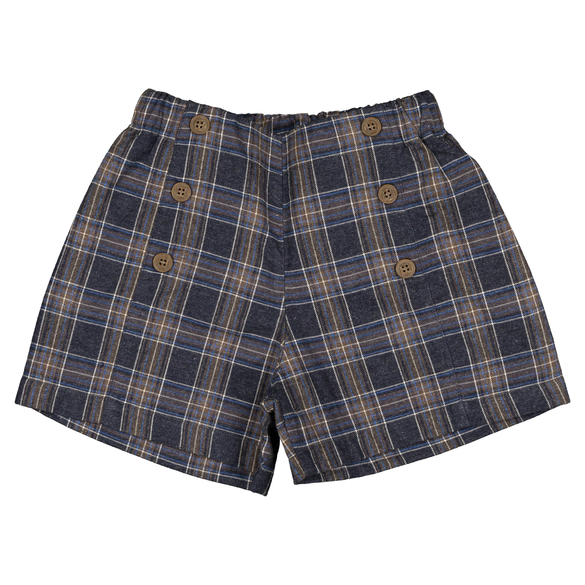 【予約・特典あり】Maison Marelle / Short SEVRES - blue tartan / 18M~8Y