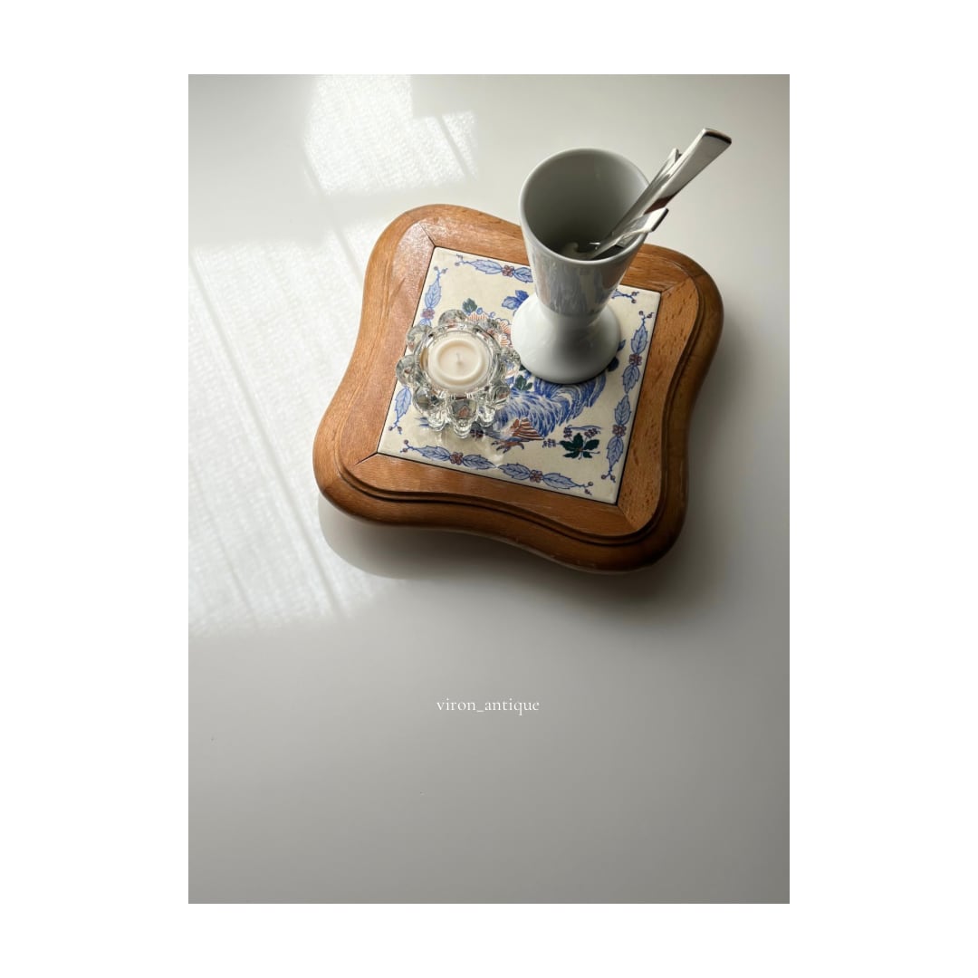 GIEN アンティーク タイル 鍋敷き 鳥 狩り ヴィンテージ トリベット GIEN アンティーク タイル 鍋敷き 鳥 狩り ヴィンテージ トリベット