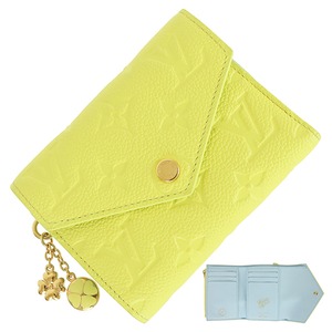 Unused LOUIS VUITTON ルイヴィトン ポルトフォイユ ヴィクトリーヌ M28292 モノグラムアンプラント スーパーラッキーデー シトラス 未使用品