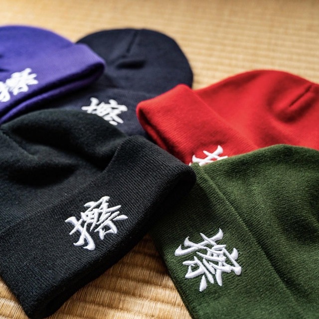 KOSULI KANJI KNIT BEANIE/コスリ ニットビーニー