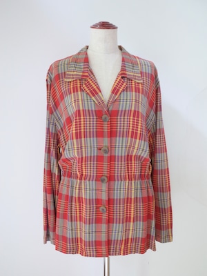 80-90s Liz Claiborne rayon shirt jacket