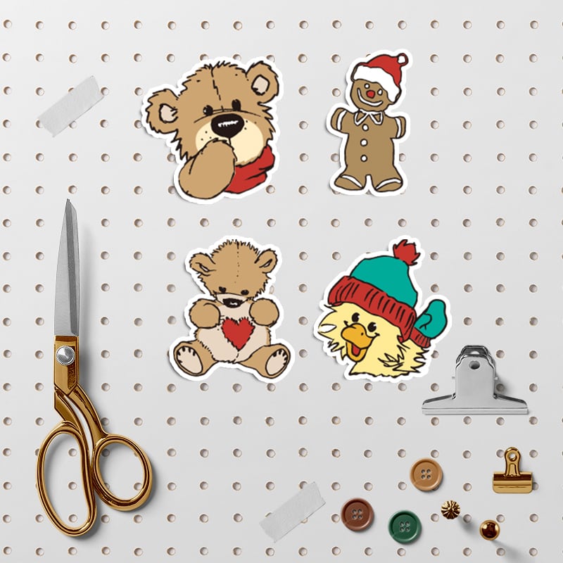 44枚 スージーズーB 防水ステッカー フレークシール | Pay ID