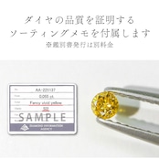 【受注生産】イエローダイヤ ピアス