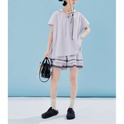 【2color】ピュアコットン ダブルフリル キュロット i0293