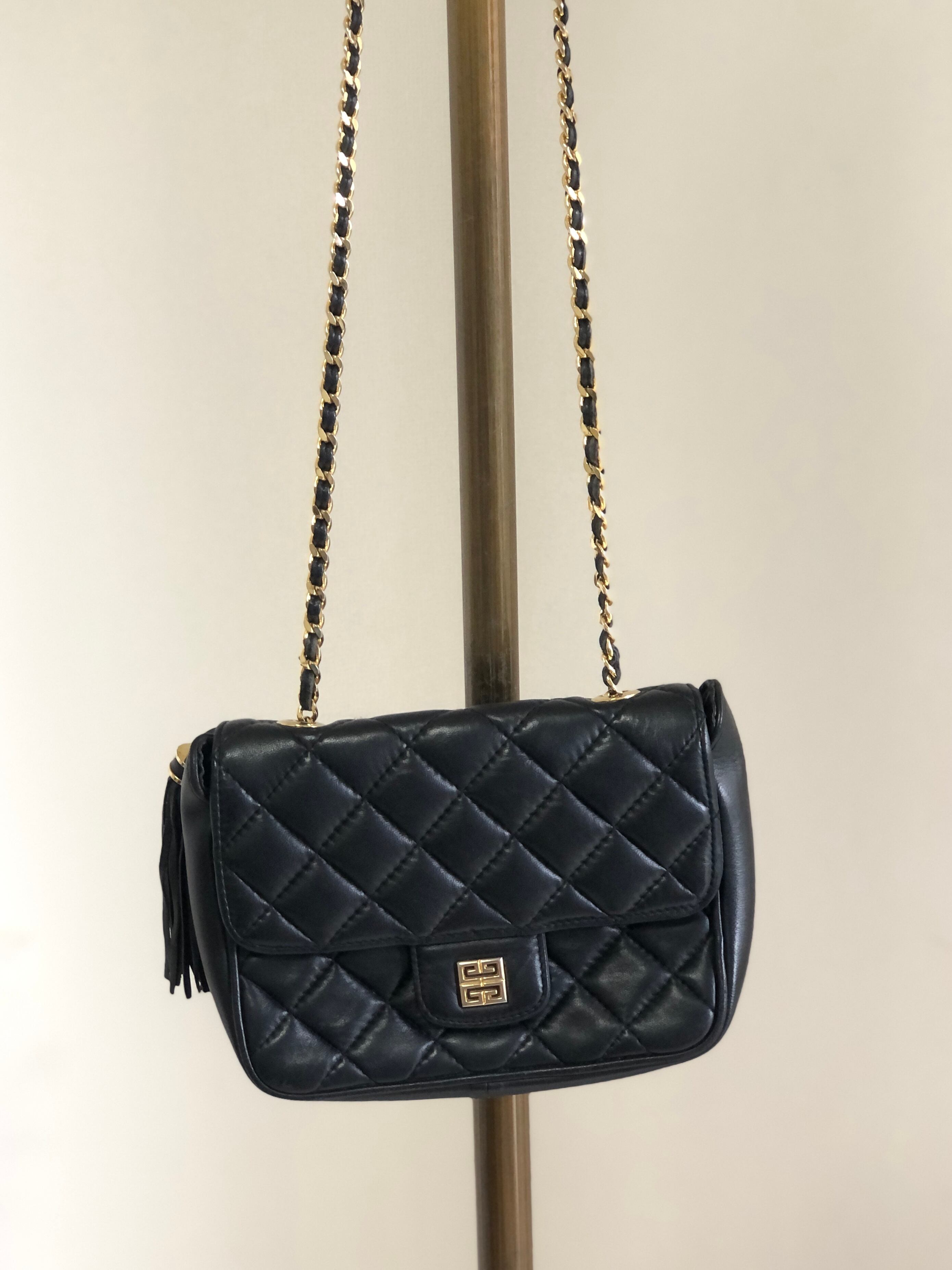 日本直送 名牌中古包 】GIVENCHY ジバンシィ キルティング ショルダー 