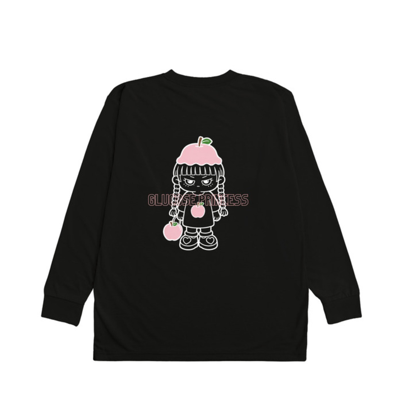 Pink Apple Melpi Long Tee Black 00035 - 1
